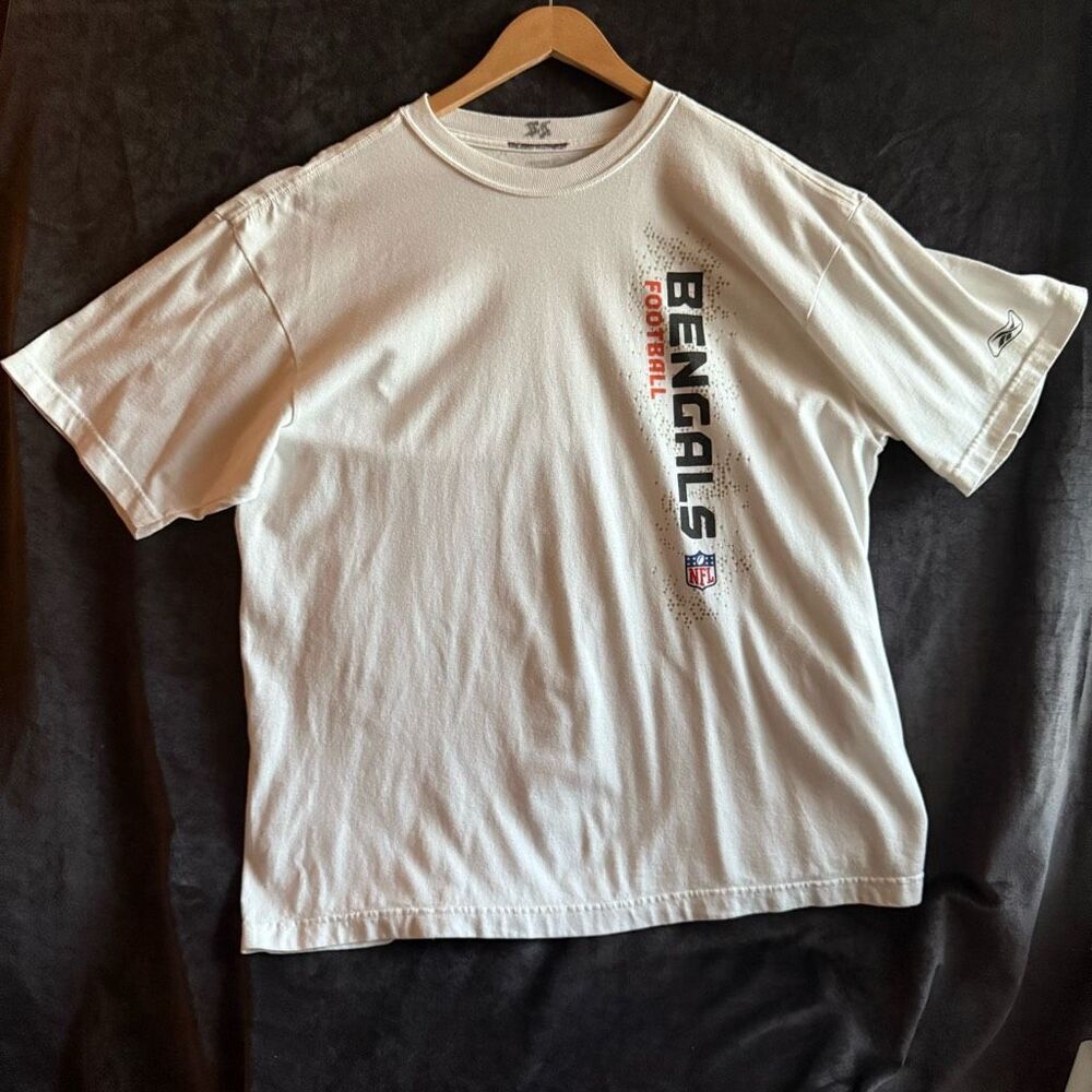 Reebok Mens NFL Cincinnati Bengals TShirt Size XL Sports Football Joe Burrow Fan - Picture 6 of 14